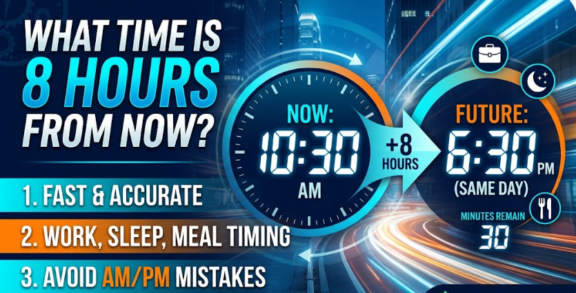 What Time Is 8 Hours From Now? Exact Time Calculator & Quick Guide